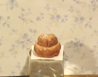 Miniature Cob loaf bread Dollhouse food