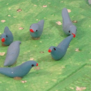 A little flock of little birds