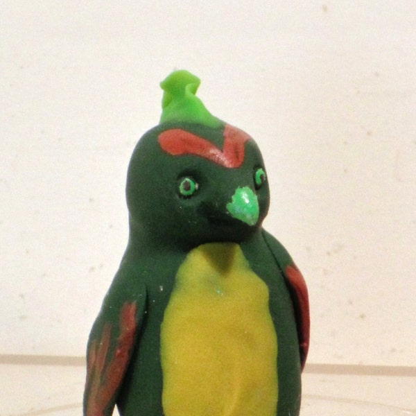 Green Howler miniature  WACKY bird