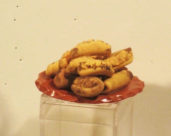 Miniature platter Empanadas Dollhouse food