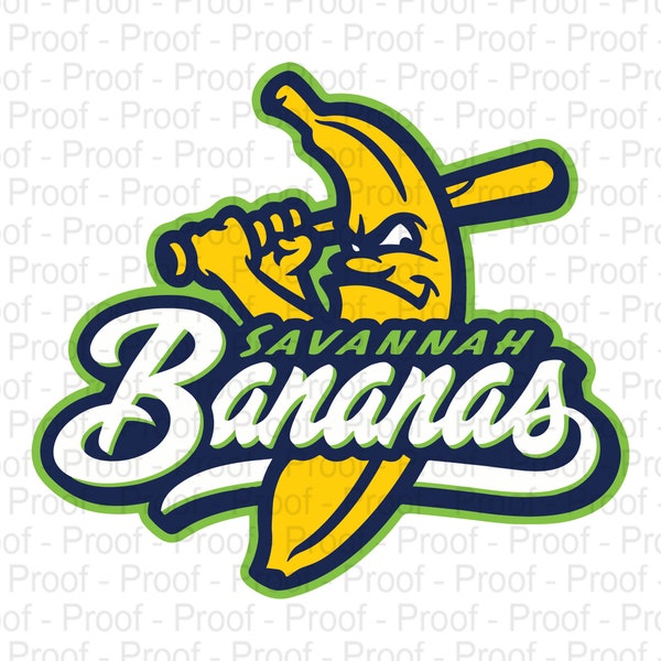 Savannah Banana Baseball design, Savannah Banana Baseball shirt, Savannah Banana Baseball logo, png file, digital download