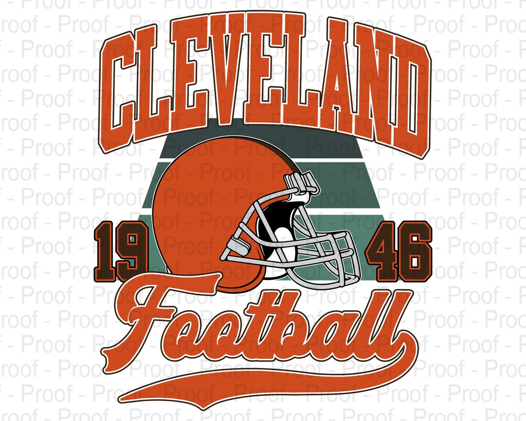 Cleveland Football SVG DXF EPS Png Download, Printable, Cuttable ...