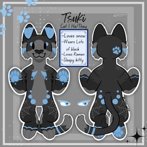 Tsuki the Cat Adopt + 3 Extra art