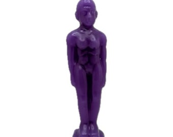 Purple -Male Figure Image Candle -(1pc) Vela Morada de Imagen Hombre -Spell,Spell Work,Ritual,Magic,Esoteric