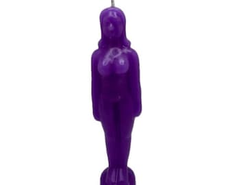 Purple -Women Figure Image Candle -(1pc) Vela Morada de Imagen Mujer -Spell,Spell Work,Ritual,Magic,Esoteric