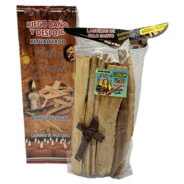 Spiritual Anointed Bath -Palo Santo -(8oz)- Includes Palo santo Sticks -(50g) Spiritual,Cleansing,Mystic,Esoteric,New Age,Ancient,Riego