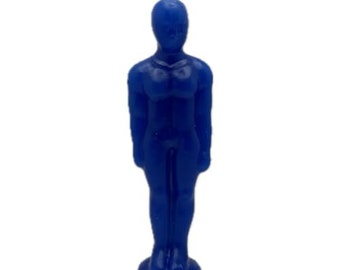 Blue -Male Figure Image Candle -(1pc) -Vela Azul de Imagen Hombre -Spell,Spell Work,Ritual,Magic,Esoteric