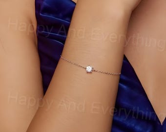 Moissanite Bracelet: 1ct Sterling Silver, Elegant Jewelry