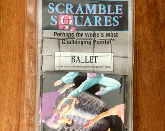 Vintage Ballet Scramble Squares Dance Dancing Puzzle