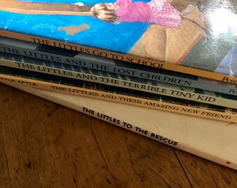 Vintage Littles Tiny People Books