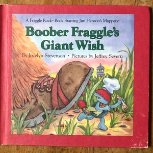 Vintage Boober Fraggle Giant Wish Book