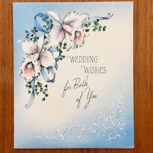 Vintage Wedding Wishes for Both of You Card