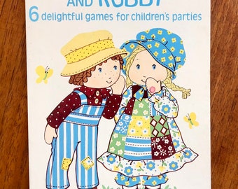 Vintage Holly Hobbie Party Fun Booklet of Games