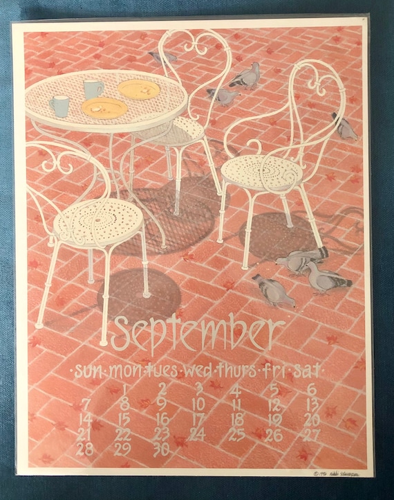 Vintage Nikki Schumann Calendar Prints 1996 - Etsy Sweden