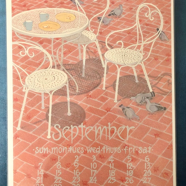 Vintage Nikki Schumann calendar prints 1996