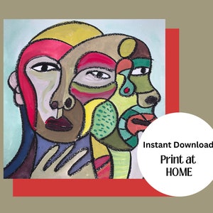 Love card or print digital download