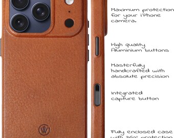 IPhone 17 Pro / Pro Max レザーケース | ハンドメイド iPhone カバー