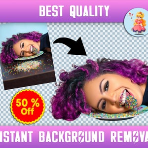 5X INSTANT Background Removal Digital Photo Editing, Quick Image Cleanup for Graphics, Product Photos & Portraits image 1