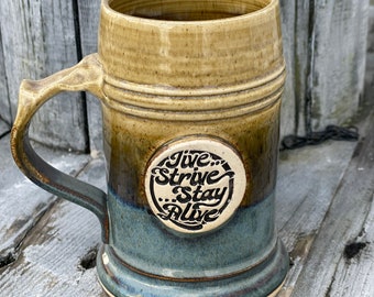 Meat inspired beer stein