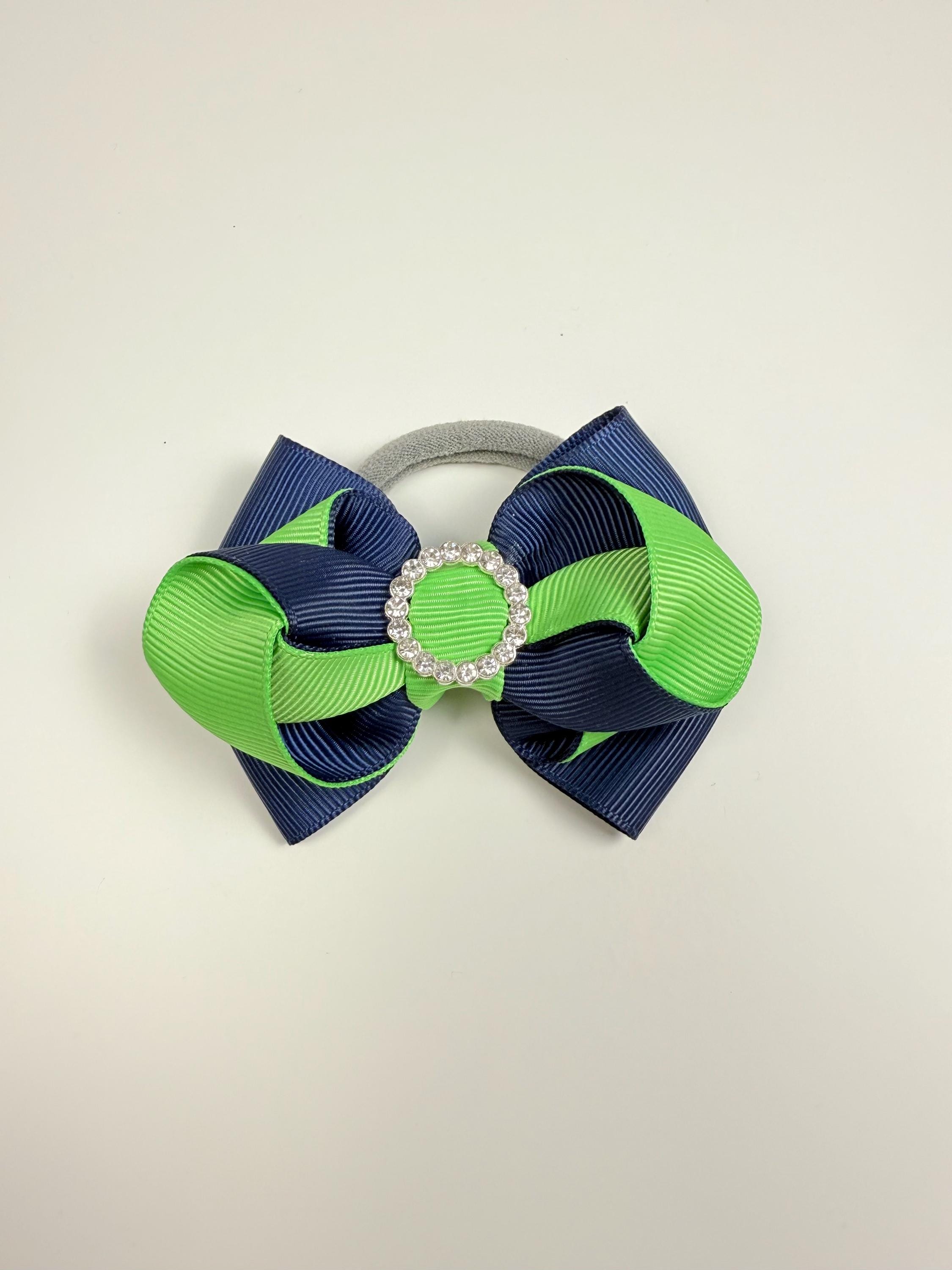 Striking "Deep Sea" Hair Bow