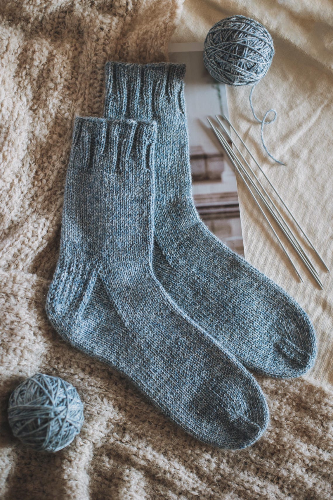 Beginner-friendly Sock Knitting Pattern, Digital Guide to Craft Your ...