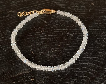 Moonstone Beaded Bracelet  | Handmade Jewelry | Miriam Ariano Jewelry