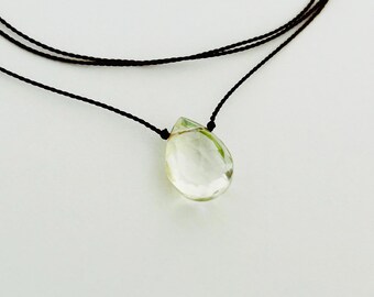 Green Amethyst  Necklace