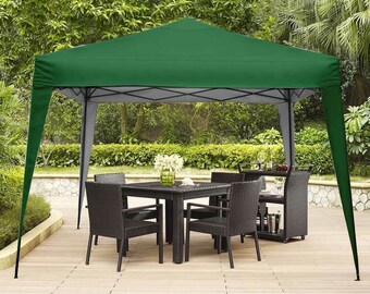 Gazebo verde da giardino 3x3m Impermeabile Tendone Esterno Richiudibile