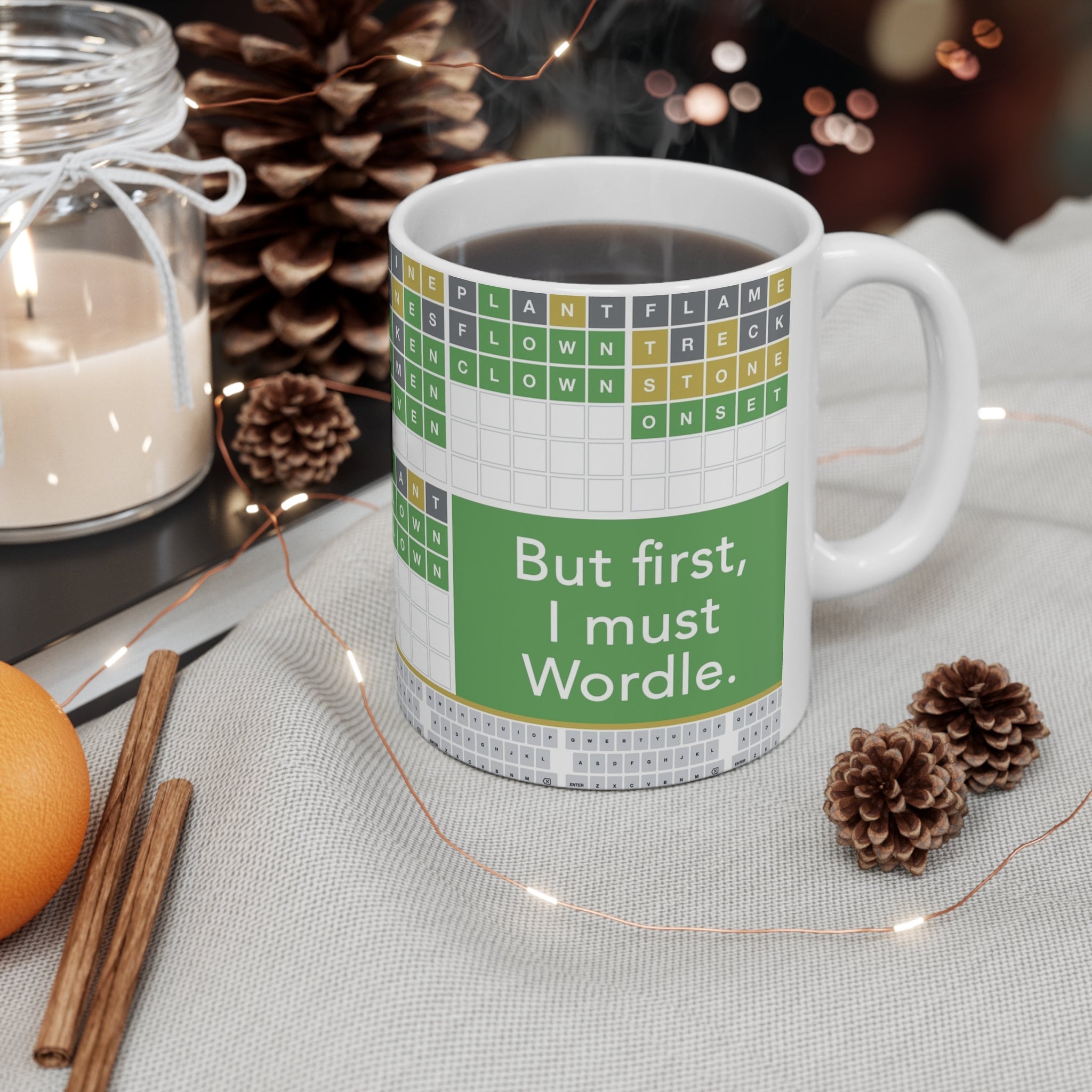 Coffee Mug Inspired By Wordle - Wordle Meme - Funny Wordle Mug - Wordle  Gift- Unique Gift Idea - Wordle Lover Gift - Cute Coffee Mugs For Wordle  Game Lovers 11oz : : Home