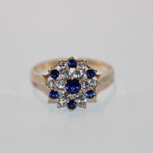 9ct Yellow Gold Cubic Zirconia Fancy Ring