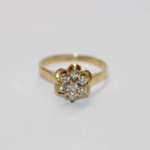 18ct Yellow Gold Diamond Fancy Ring