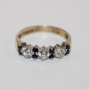 9ct Yellow Gold Cubic Zirconia Eternity Ring