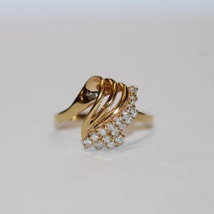 18ct Yellow Gold Diamond Fancy Ring