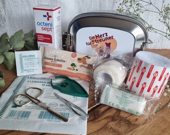 First aid box dog ***100% of the proceeds go to animal welfare****Emergency bag, dog, emergency, first aid kit, emergency furry friend