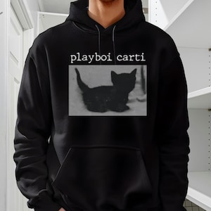 Playboi Carti - Schwarze Katze Pullover Hoodies - WLR Merch - T Shirts- Sweatshirt