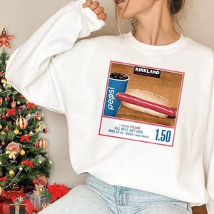 Costco Hot Dog Shirt, Tiktok Viral, 1.50 Costco Hot Dog, Costco Hot Dog T Shirt, 1.50 Hotdog Shirt, Hot Dog Lover Gift, Hot Dog Sweatshirt