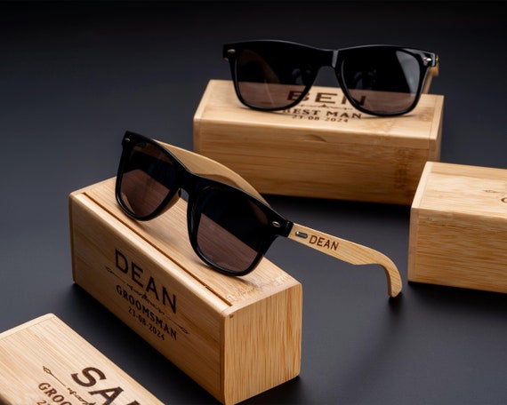 Custom Sunglasses Personalized Groomsmen Gifts Groomsmen Sunglasses Groomsmen Proposal Bachelorette Party Favor Wedding Sunglasses Etsy