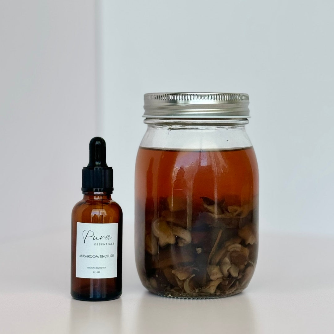 Shiitake Mushroom Tincture, Mushroom Extract, Immunity Booster, Herbal