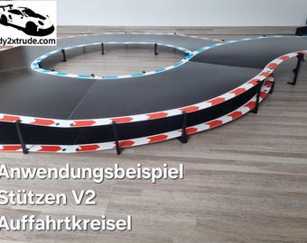 Supporta V2 per la creazione di cavalcavia, riser compatibili con Carrera HYBRID, set