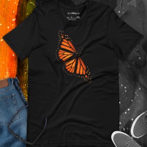 Monarch Butterfly T Shirt Nature Conservation Tee for Butterfly Lovers