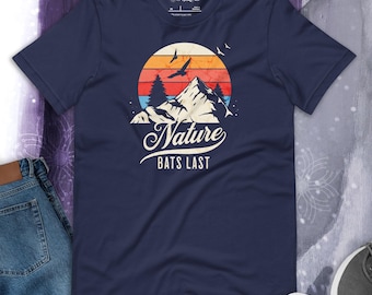 Nature Bats Last Graphic T-Shirt: Eco-Conservation Tee