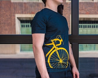Road Bike T-Shirt: Tri-Blend Graphic Tee, Custom Ink