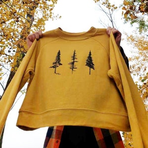 Mustard sweatshirt top
