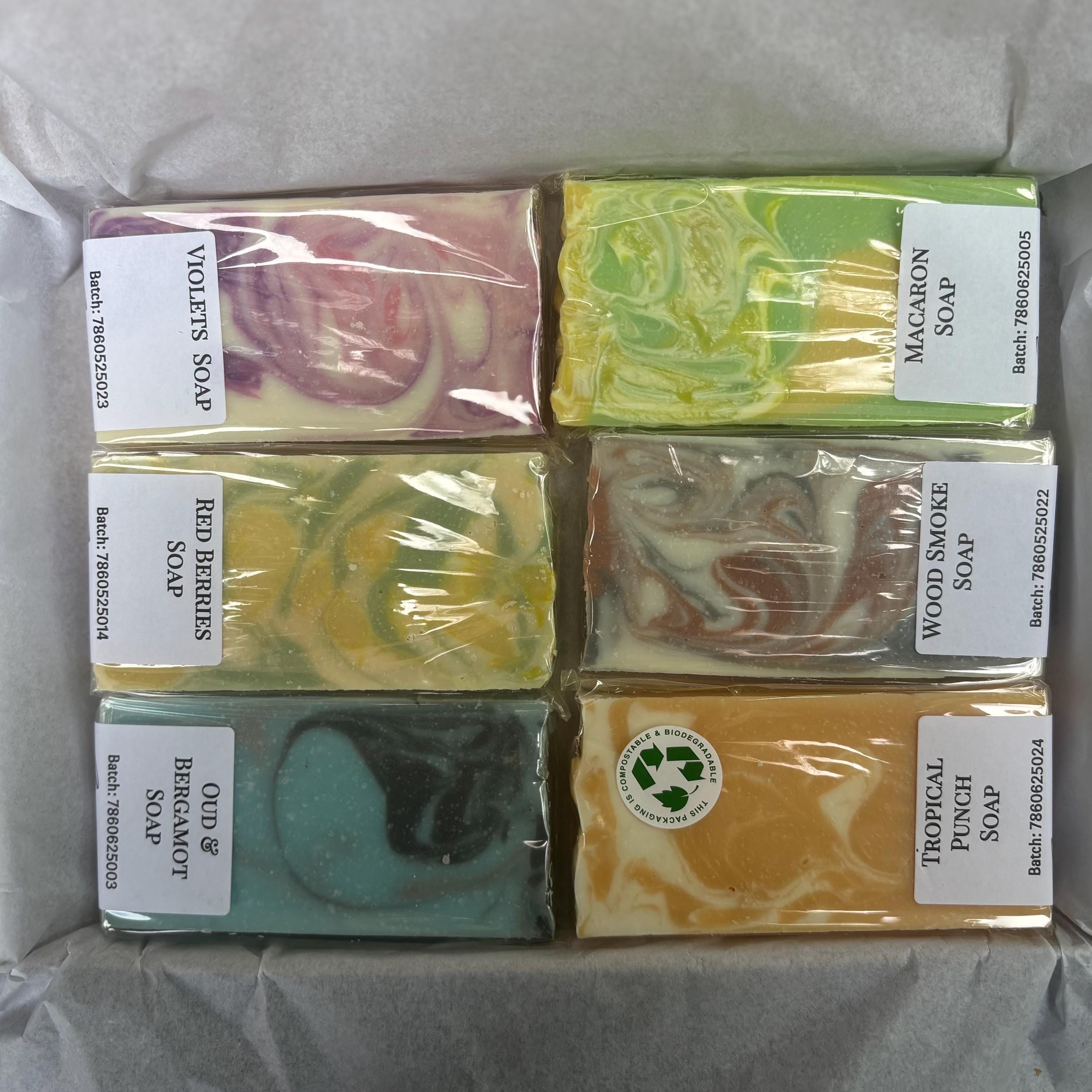 Letterbox Soap Gift Box, Handmade Bar Soap, Natural, Vegan, Palm Oil ...