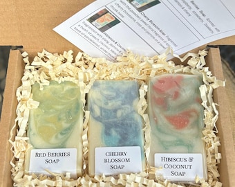 Rituals Soap Gift Box, Shower Soap, Soap Bundle, Gift for Vegan, Handmade Bar Soap, Natural, Palm Oil Free, Plastic Free Packaging