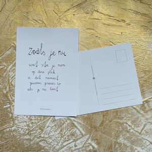 tarjetas de amor, tarjeta, postal, poema, humor, espiritualidad, partículas DOSIS, poema, arte de palabras, poema, tarjeta A6, único, arte