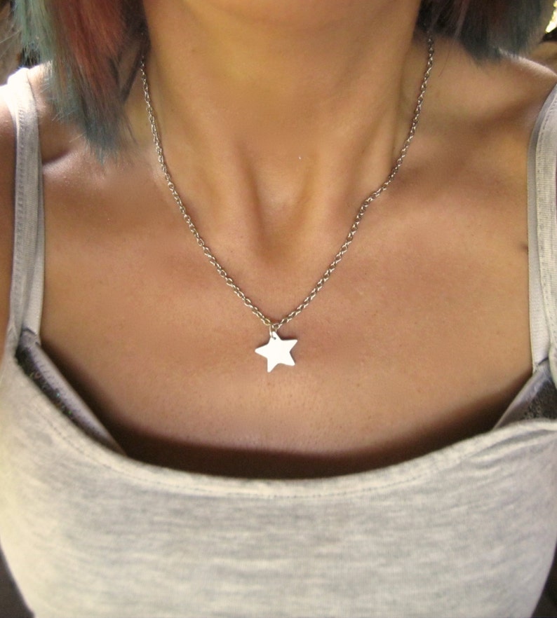 You are a Vegan Star Charm Necklace image 3