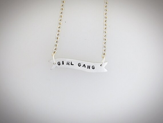 girl gang necklace