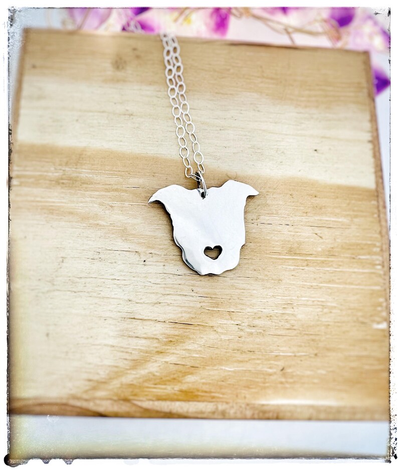 Dog Heart Nose Necklacedog Loverrescue Dogbully Breedmutt Necklace