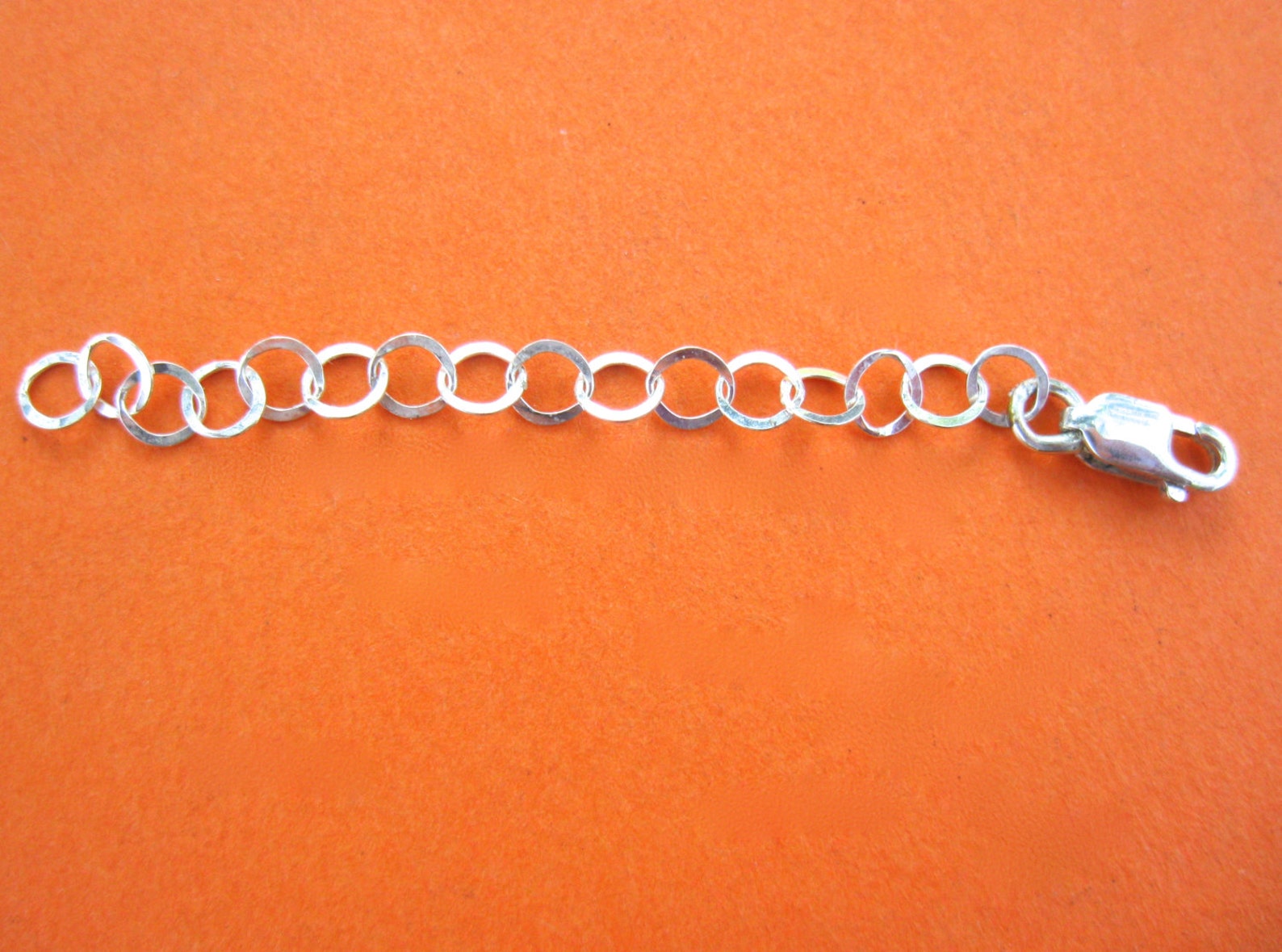 Sterling Silver Chain Extender 2 Inches Etsy